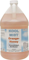 Detco - 1 Gal Bottle Deodorizer - Liquid, Orange-Honey Scent, Concentrated, Environmentally Safe - Makers Industrial Supply