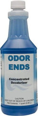 Detco - 32 oz Bottle Deodorizer - Liquid, Unscented, Concentrated, Environmentally Safe - Makers Industrial Supply