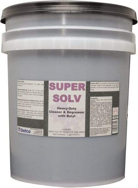 Detco - 5 Gal Bucket Cleaner/Degreaser - Liquid, Butyl-Based, Unscented - Makers Industrial Supply