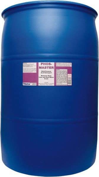 Detco - 55 Gal Drum All-Purpose Cleaner - Liquid, Detergent, Unscented - Makers Industrial Supply