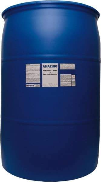 Detco - 55 Gal Drum Spot/Stain Cleaner - Liquid, Butyl-Based, Unscented - Makers Industrial Supply