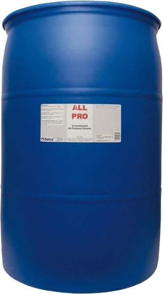 Detco - 55 Gal Drum All-Purpose Cleaner - Liquid, Neutral Cleaner, Citrus - Makers Industrial Supply