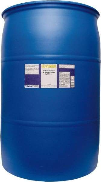 Detco - 55 Gal Drum Mildew Remover - Liquid, Water-Based, Unscented - Makers Industrial Supply