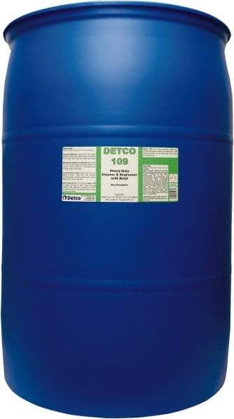 Detco - 55 Gal Drum Cleaner/Degreaser - Liquid, Butyl-Based, Unscented - Makers Industrial Supply