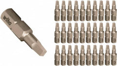 Wiha - 1/4" Drive, #2 Insert Screwdriver Bit - 25mm OAL - Makers Industrial Supply