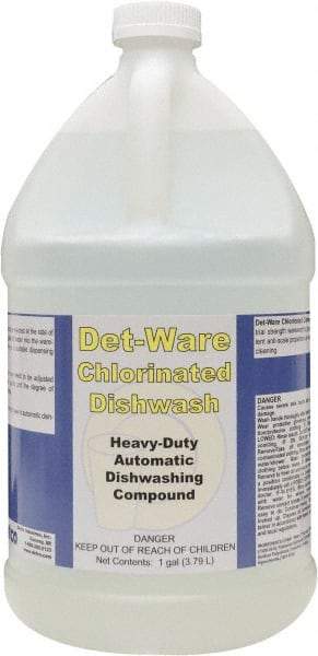 Detco - 1 Gal Bottle Automatic Dishwashing Liquid - Unscented - Makers Industrial Supply