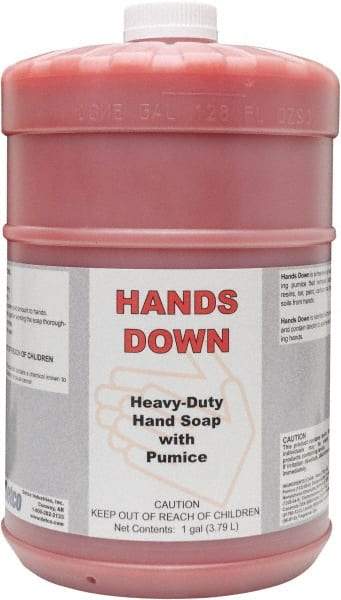 Detco - 1 Gal Bottle Gel Hand Cleaner with Grit - Red, Cherry Scent - Makers Industrial Supply