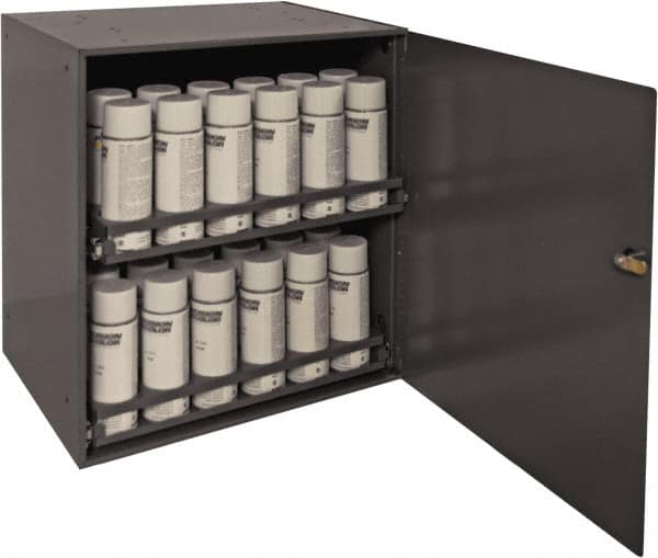 Durham - 2 Drawer, Small Parts Aerosol Cabinet - 22" Deep x 23" Wide x 17" High - Makers Industrial Supply