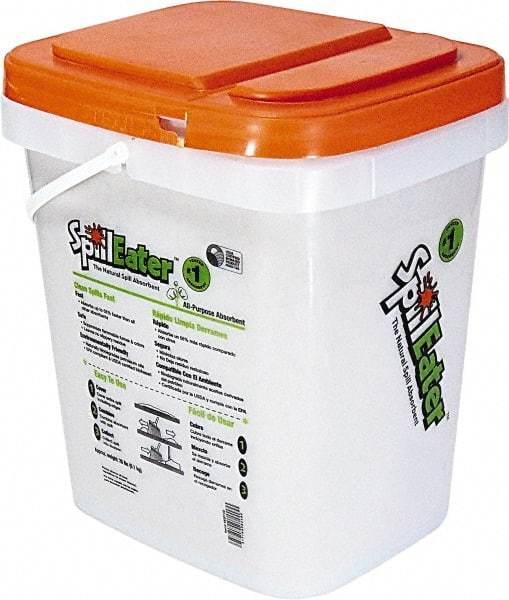 SpillEater - 20 Lb Pail Cellulose Granular Absorbent - Spill Containment - Makers Industrial Supply