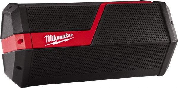 Milwaukee Tool - Job Site Radios Type: Bluetooth Speaker Height (Decimal Inch): 6.5000 - Makers Industrial Supply