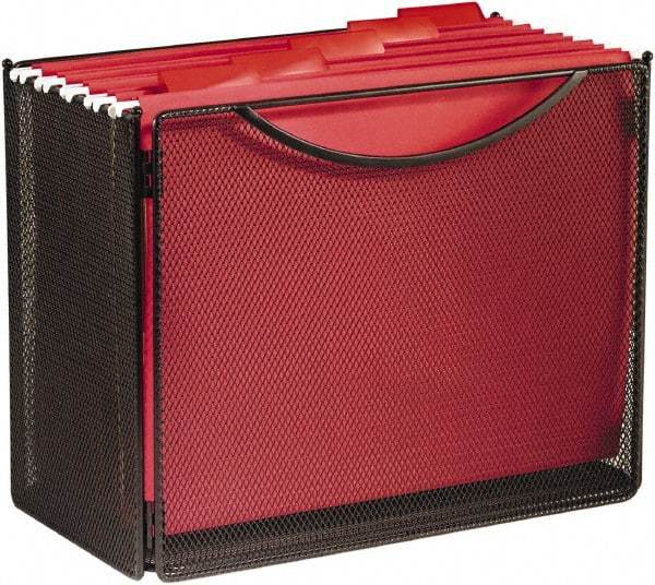 Safco - Black File Boxes-Storage - Steel, Mesh - Makers Industrial Supply