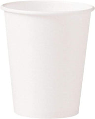 Solo - Polycoated Hot Paper Cups, 10 oz - White - Makers Industrial Supply