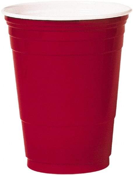 Solo - Plastic Party Cold Cups, 16 oz - Red - Makers Industrial Supply