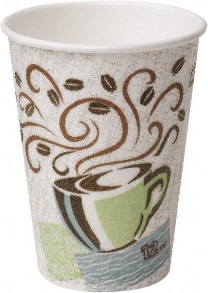 Dixie - Hot Cups, Paper, 10 oz, 500/Carton - Coffee Dreams Design - Makers Industrial Supply