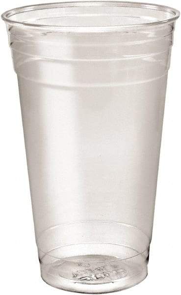 Solo - Ultra Clear PETE Cold Cups, 24 oz, Clear, 50/Sleeve, 12 Sleeves/Carton - Clear - Makers Industrial Supply