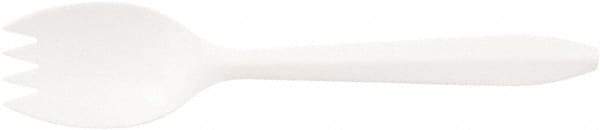 Boardwalk - Mediumweight Polypropylene Cutlery, Spork, 1000/Carton - White - Makers Industrial Supply