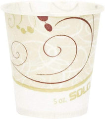 Solo - Paper Water Cups, Waxed, 5 oz, 100/Pack - Multicolor - Makers Industrial Supply