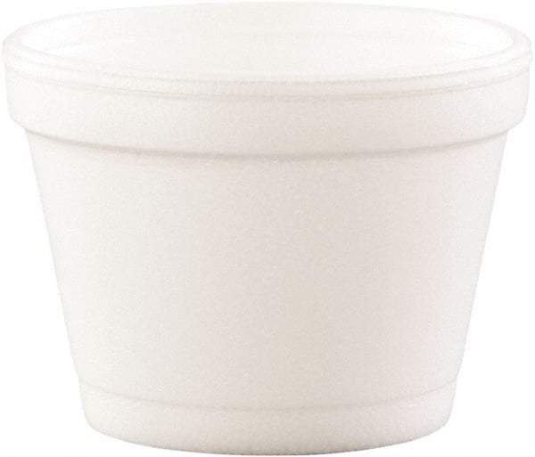 DART - Bowl Containers, Foam, 4 oz, 1000/Carton - White - Makers Industrial Supply