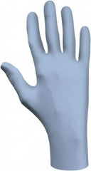 SHOWA - Size XL, 6 mil, Food Grade, Powder Free Nitrile Disposable Gloves - Exact Industrial Supply