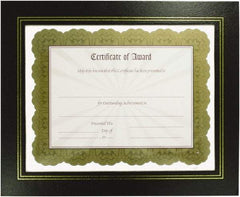 Nudell - 2 Piece Black Document Holders-Certificate/Document - 11" High x 8-1/2" Wide - Makers Industrial Supply