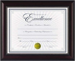 Dax - Rosewood Document Holders-Certificate/Document - 11" High x 8-1/2" Wide - Makers Industrial Supply