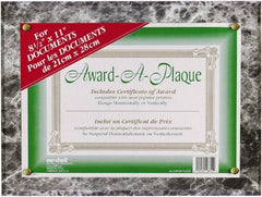 Nudell - Black Marble Document Holders-Certificate/Document - 11" High x 8-1/2" Wide - Makers Industrial Supply