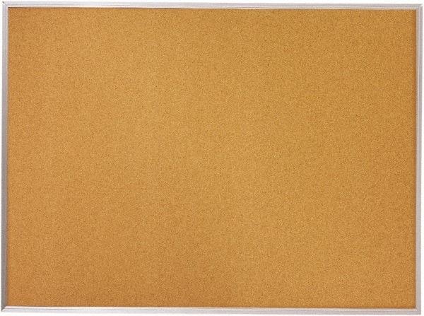 Mead - 96" Wide x 48" High Open Cork Bulletin Board - Natural (Color) - Makers Industrial Supply