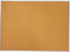 Mead - 96" Wide x 48" High Open Cork Bulletin Board - Natural (Color) - Makers Industrial Supply