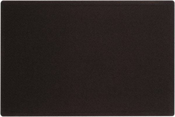 Quartet - 36" Wide x 24" High Cork Bulletin Board - Fabric, Black - Makers Industrial Supply