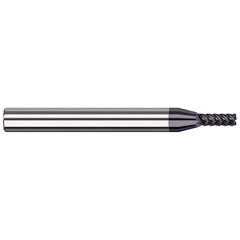 Harvey Tool - Square End Mills; Mill Diameter (Decimal Inch): 0.0400 ; Length of Cut (Decimal Inch): 0.1200 ; Material: Solid Carbide ; Finish/Coating: AlTiN Nano ; Shank Diameter (Inch): 1/8 ; Single or Double End: Single - Exact Industrial Supply