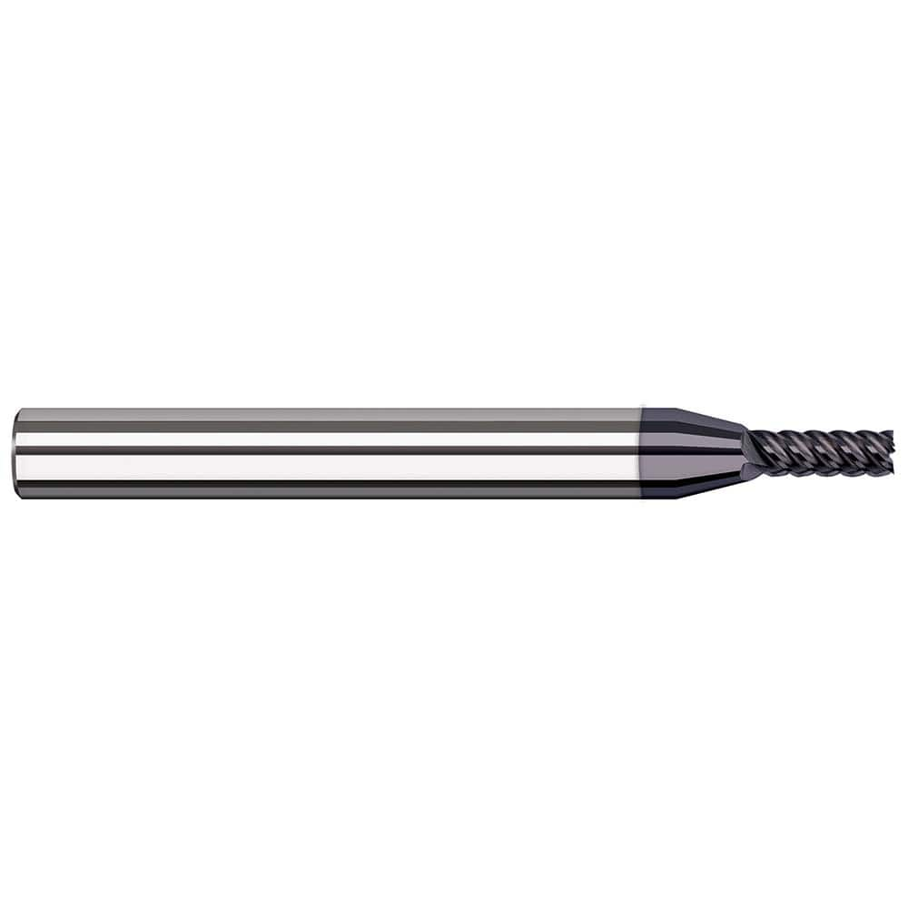 Harvey Tool - 1/64", 0.045" LOC, 1/8" Shank Diam, 1-1/2" OAL, 4 Flute Solid Carbide Square End Mill - Exact Industrial Supply