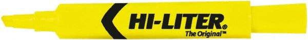 HiLiter - Yellow Highlighter - Chisel Tip, AP Nontoxic Ink - Makers Industrial Supply