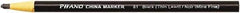 DIXON - Black China Marker - Soft Crayon Tip, Wax - Makers Industrial Supply