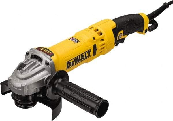 DeWALT - 4-1/2 & 5" Wheel Diam, 11,000 RPM, Corded Angle & Disc Grinder - 5/8-11 Spindle - Makers Industrial Supply