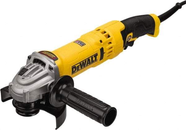 DeWALT - 4-1/2 & 5" Wheel Diam, 11,000 RPM, Corded Angle & Disc Grinder - 5/8-11 Spindle - Makers Industrial Supply