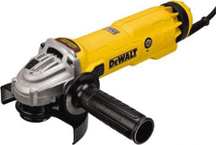 DeWALT - 4-1/2 & 5" Wheel Diam, 11,000 RPM, Corded Angle & Disc Grinder - 5/8-11 Spindle - Makers Industrial Supply