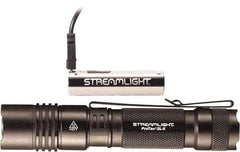 Streamlight - White LED Bulb, 500 Lumens, Industrial/Tactical Flashlight - Black Aluminum Body, 1 18650 Lithium-Ion Battery Included - Makers Industrial Supply