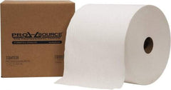 PRO-SOURCE - Dry Shop Towel/Industrial Wipes - Jumbo Roll, 12" x 12" Sheet Size, White - Makers Industrial Supply