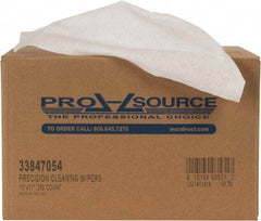 PRO-SOURCE - Dry Clean Room/Lab/Critical Task Wipes - Double Sided Box, 17" x 12" Sheet Size, White - Makers Industrial Supply