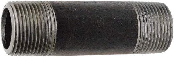 Value Collection - Schedule 160, 1-1/4" Diam x 2-1/2" Long Black Pipe Nipple - Threaded - Makers Industrial Supply