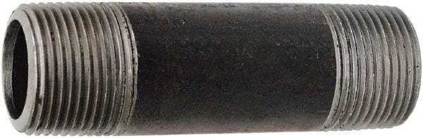 Value Collection - Schedule 160, 2-1/2" Diam x 3" Long Black Pipe Nipple - Threaded - Makers Industrial Supply