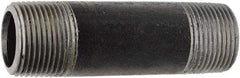 Value Collection - Schedule 160, 1-1/2" Diam x 6" Long Black Pipe Nipple - Threaded - Makers Industrial Supply