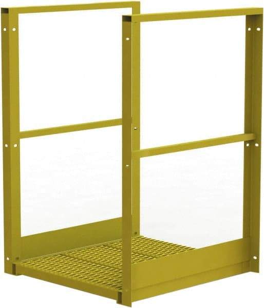 TRI-ARC - 44" Bridge Span - Crossover, 1,000 Lb Capacity, 44" Platform Height, 30" Base Width x 30" Base Depth, Perforated Tread - Makers Industrial Supply