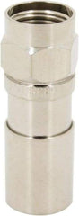 Ideal - Straight, RTQ Compression Coaxial Connector - Compatible with RG6 - Makers Industrial Supply