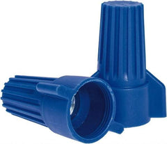 Ideal - 3, 12 to 2, 6 AWG, 600 Volt, Flame Retardant, Wing Twist on Wire Connector - Blue, 221°F - Makers Industrial Supply