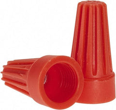 Ideal - 2, 18 to 2, 14 AWG, 600 Volt, Flame Retardant, Standard Twist on Wire Connector - Orange, 221°F - Makers Industrial Supply