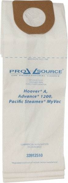 PRO-SOURCE - Meltblown Polypropylene & Paper Vacuum Bag - For Hoover A, Advance 1200 Vac & Pacific Steam MyVac - Makers Industrial Supply