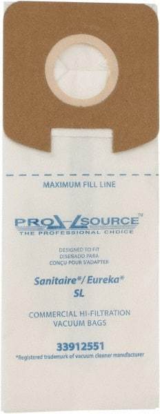 PRO-SOURCE - Meltblown Polypropylene & Paper Vacuum Bag - For Eureka Sanitaire Lightweights S782 & SC785 - Makers Industrial Supply