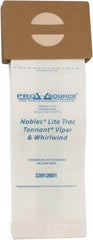 PRO-SOURCE - Meltblown Polypropylene & Paper Vacuum Bag - For Nobles Lite Trac, Tennant Viper & Whirlwind, Blue Star 16 Dual Motor Vac & V-HDU-14 - Makers Industrial Supply