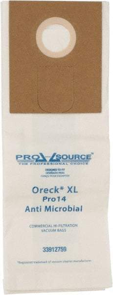 PRO-SOURCE - Meltblown Polypropylene & Paper Vacuum Bag - For Oreck XL Pro 14 Uprights - Makers Industrial Supply